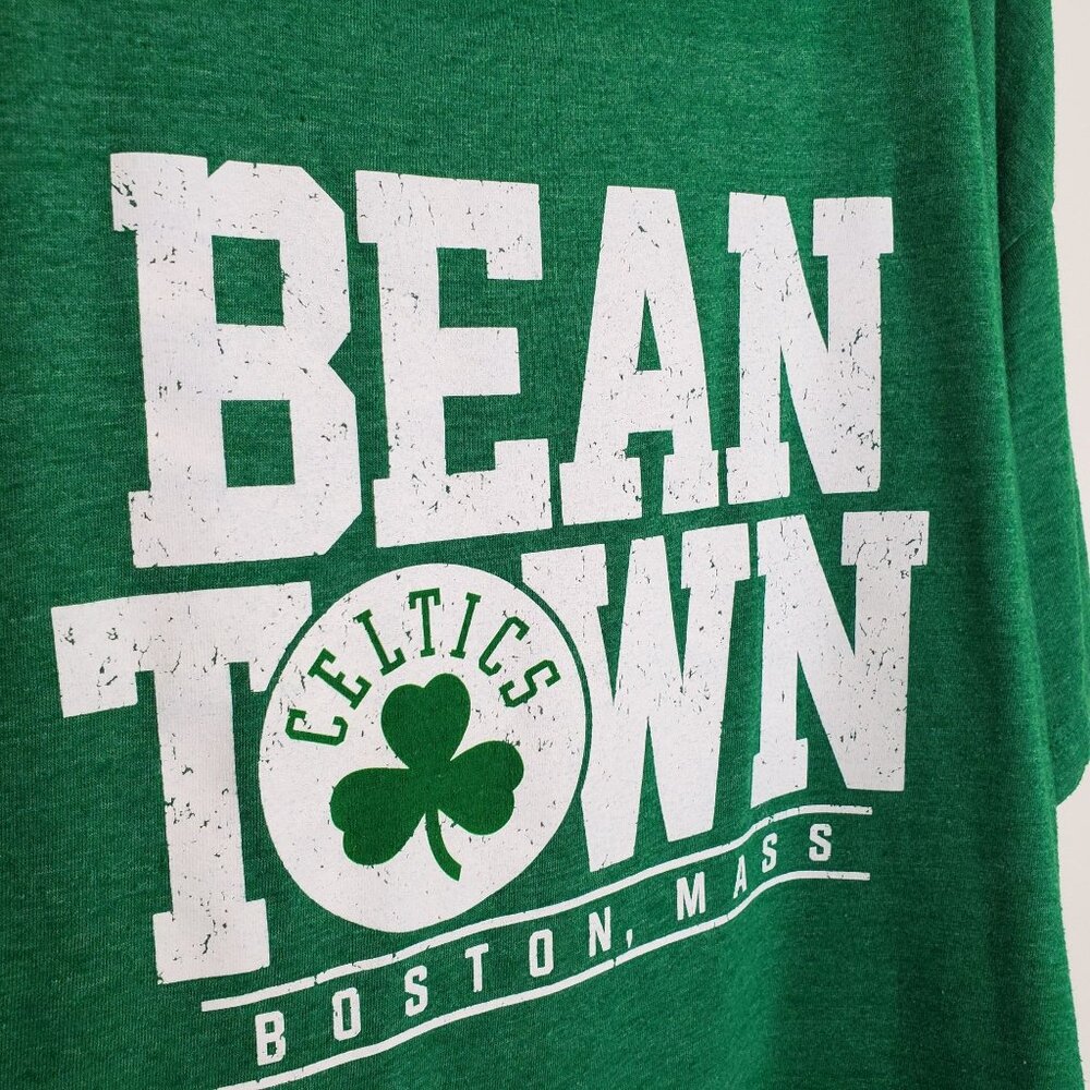 Bean Town Boston Celtics green basketball T-shirt - Picture 6 of 8